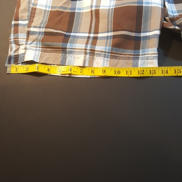 Authentic Consensus Mens Plaid Swim Trunks - Picture 6 of 6